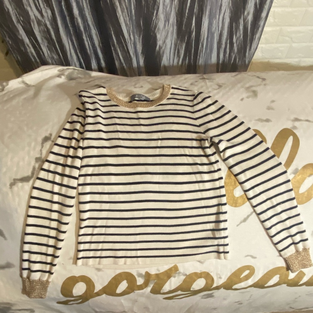 Marled sweater, cotton cashmere mix. Intermix 2018